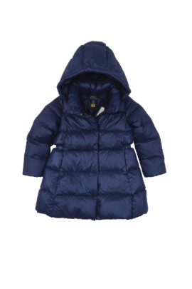 Girls' navy blue down coat, Polo Ralph Lauren
