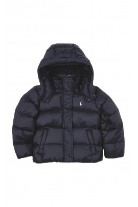 Navy blue children's insulated jacket, Polo Ralph Lauren