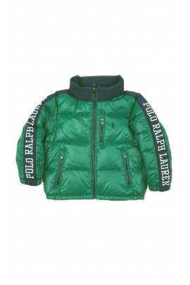 Boys' Winter Jacket, Bottle Green, Polo Ralph Lauren