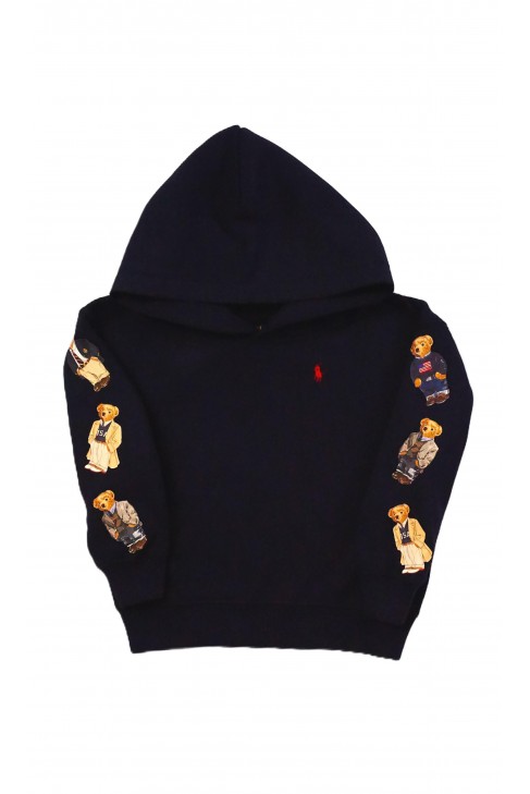 Navy blue sweatshirt with Polo Bear print, Polo Ralph Lauren Navy blue sweatshirt with Polo Bear print, Polo Ralph Lauren