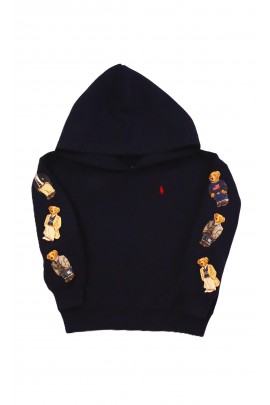 Navy blue sweatshirt with Polo Bear print, Polo Ralph Lauren