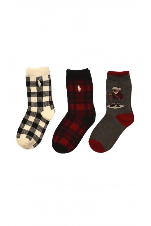 3-pack of boys socks, Polo Ralph Lauren 3-pack of boys socks, Polo Ralph Lauren