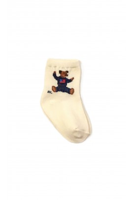 Ecrue baby socks, Ralph Lauren