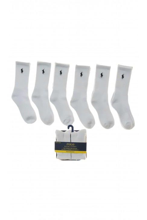 6-pack of white socks, Polo Ralph Lauren