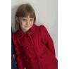 Red classic girl's coat, Patachou