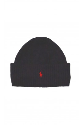 Navy blue cable-knit hat, Polo Ralph Lauren