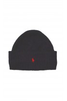 Navy blue cable-knit hat, Polo Ralph Lauren