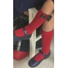 Red girls' knee-high socks, Patachou
