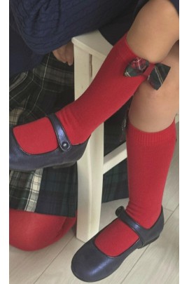 Red girls' knee-high socks, Patachou