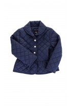 Quilted navy blue coat, Ralph Lauren