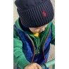 Navy blue cable-knit hat, Polo Ralph Lauren