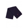 Navy blue elegant wool scarf, Polo Ralph Lauren