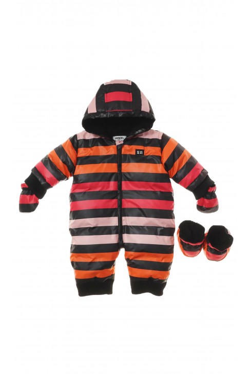 Baby Jumpsuit with Colorful Stripes, Sonia Rykiel Baby Jumpsuit with Colorful Stripes, Sonia Rykiel