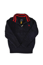 Navy blue cable-knit sweater from Polo Ralph Lauren