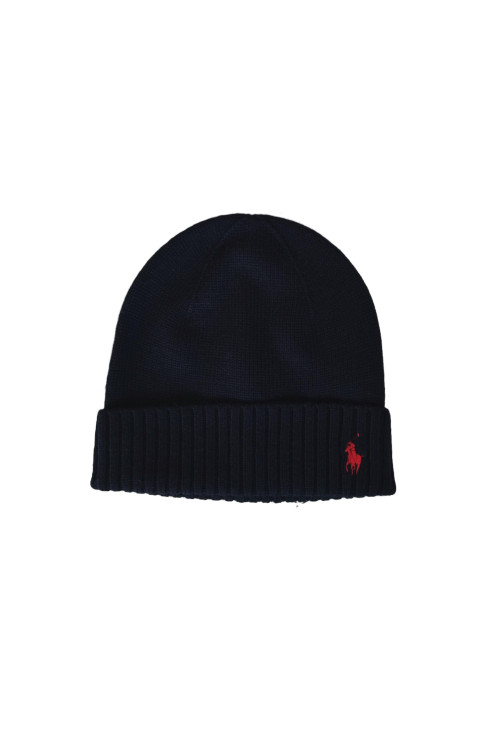 Children's navy blue pull-on cap, Polo Ralph Lauren
