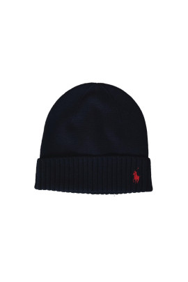 Children's navy blue pull-on cap, Polo Ralph Lauren