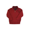 Red cable-knit sweater by Polo Ralph Lauren