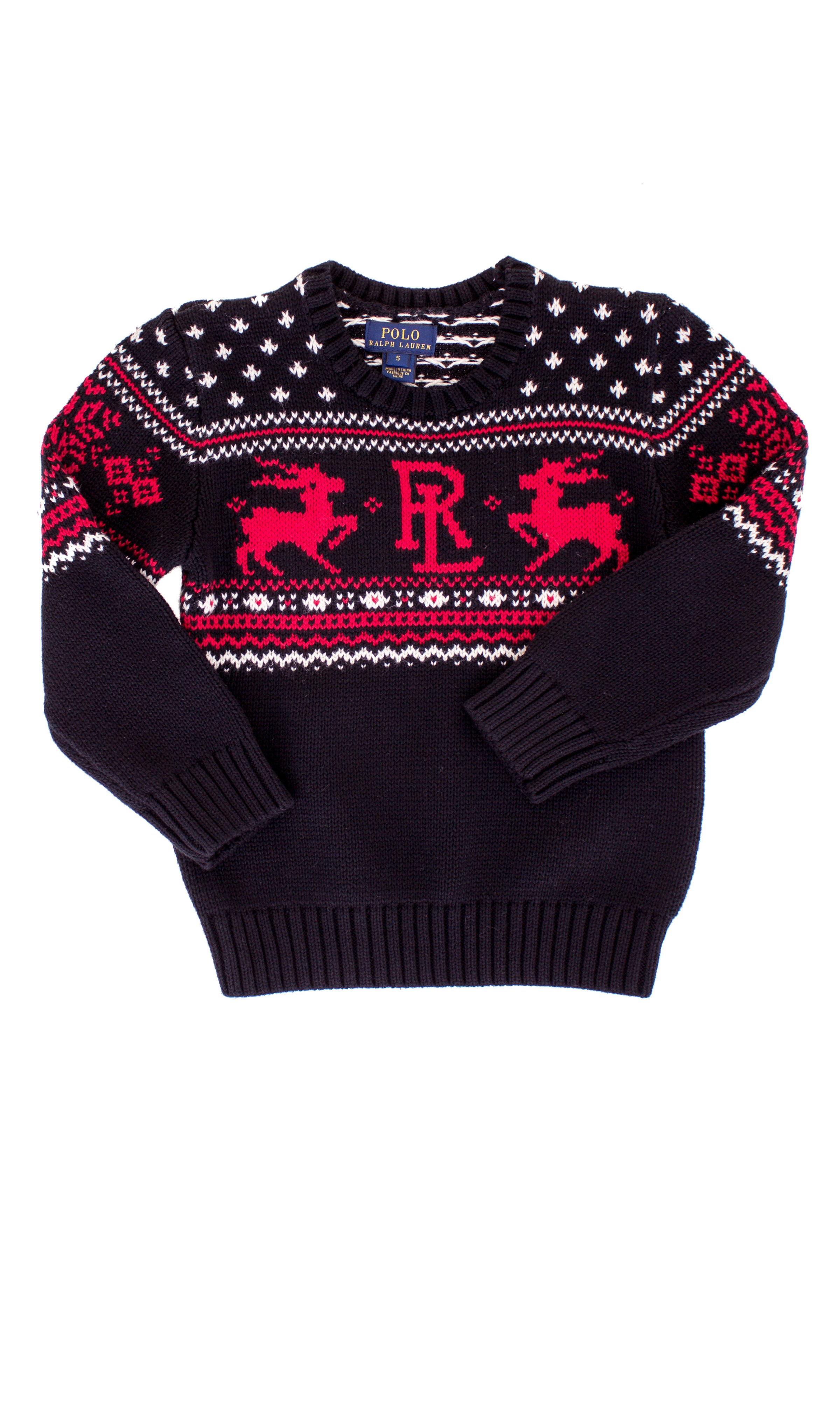 Black boys Christmas sweater, Polo 