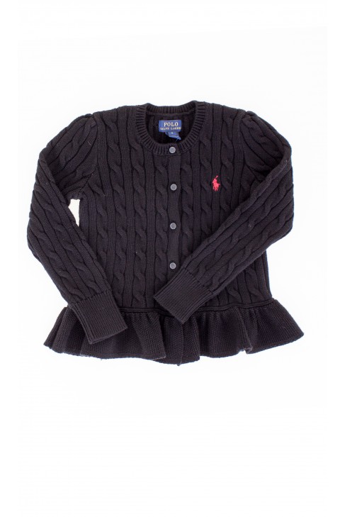 Black frilled swetaer, Polo Ralph Lauren